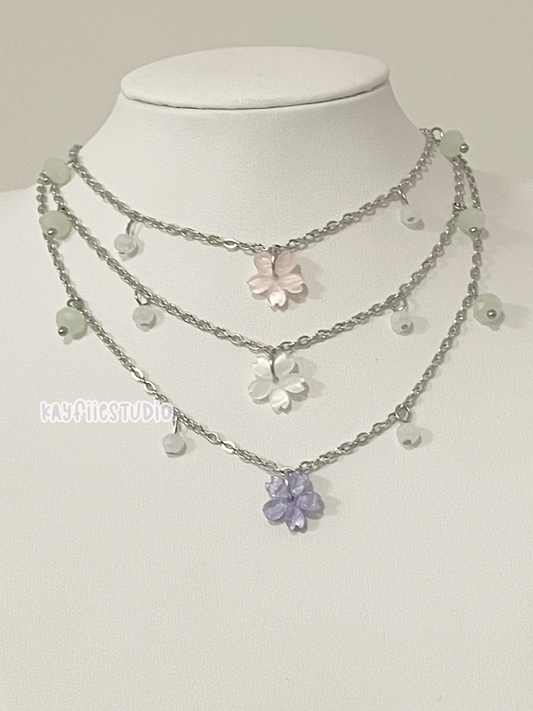 Spring Blossom Short Necklace