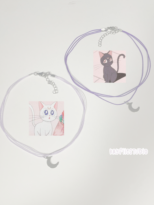 Sailor Moon Matching Cord Necklaces