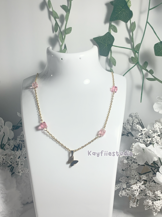 Butterfly Blush Necklace