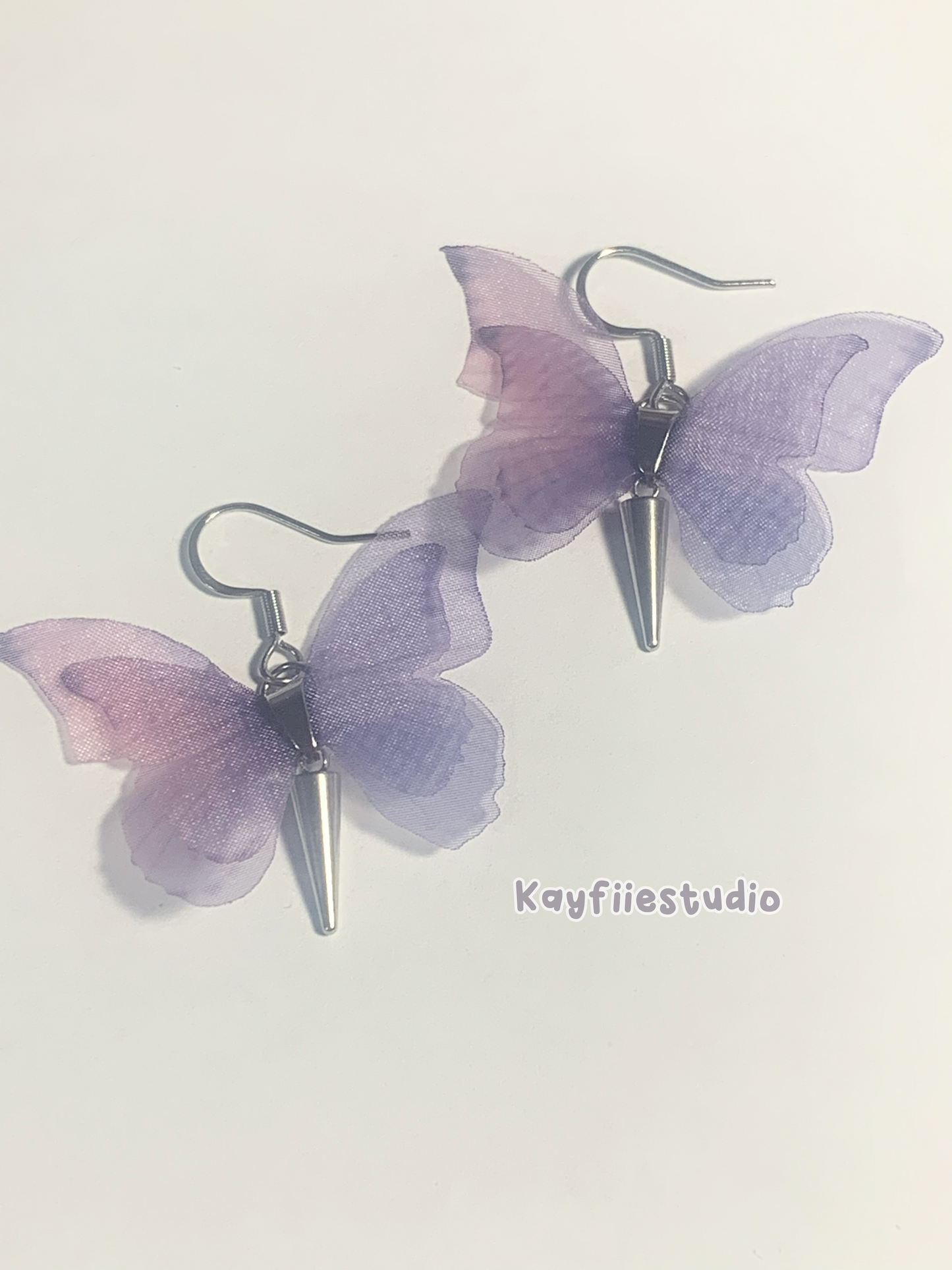 Butterfly Earrings Fairy core☆⋆｡𖦹°‧★