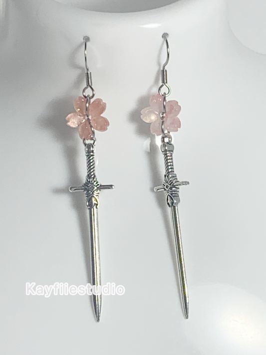 Sakura dagger Earings 🌸