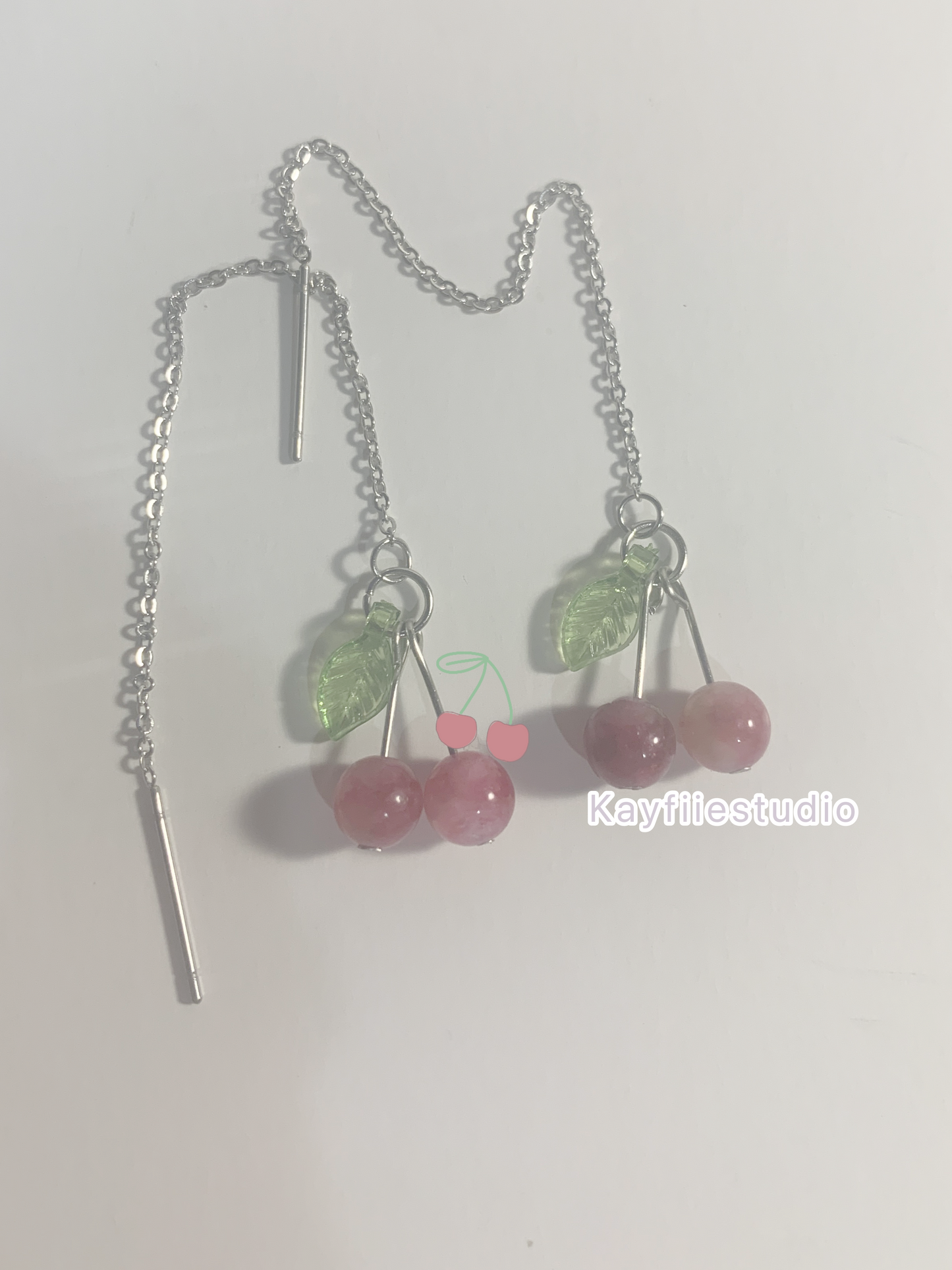 Cherry Earrings 𖦹⁺｡°₊🍒⋆｡