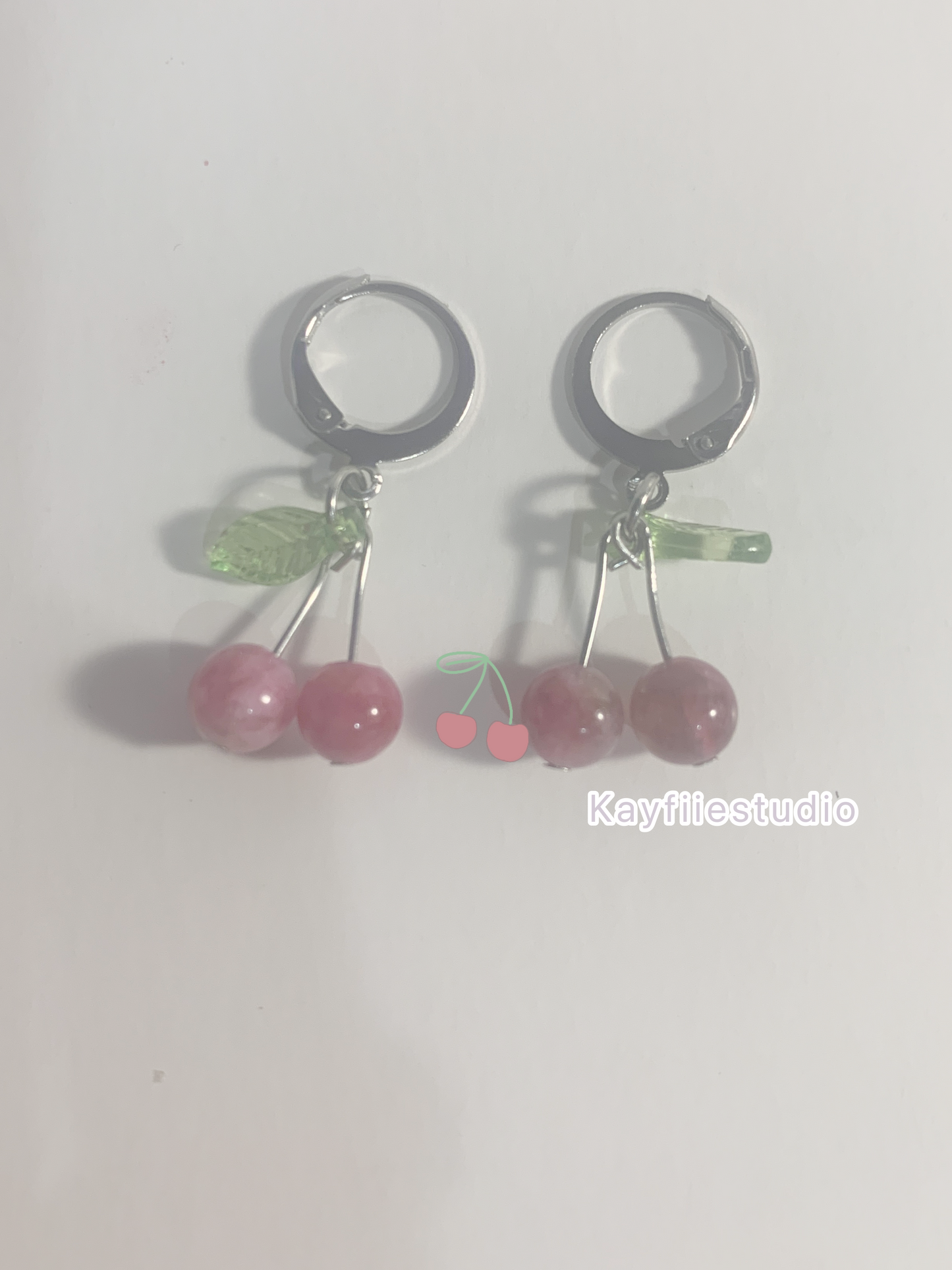 Cherry Earrings 𖦹⁺｡°₊🍒⋆｡