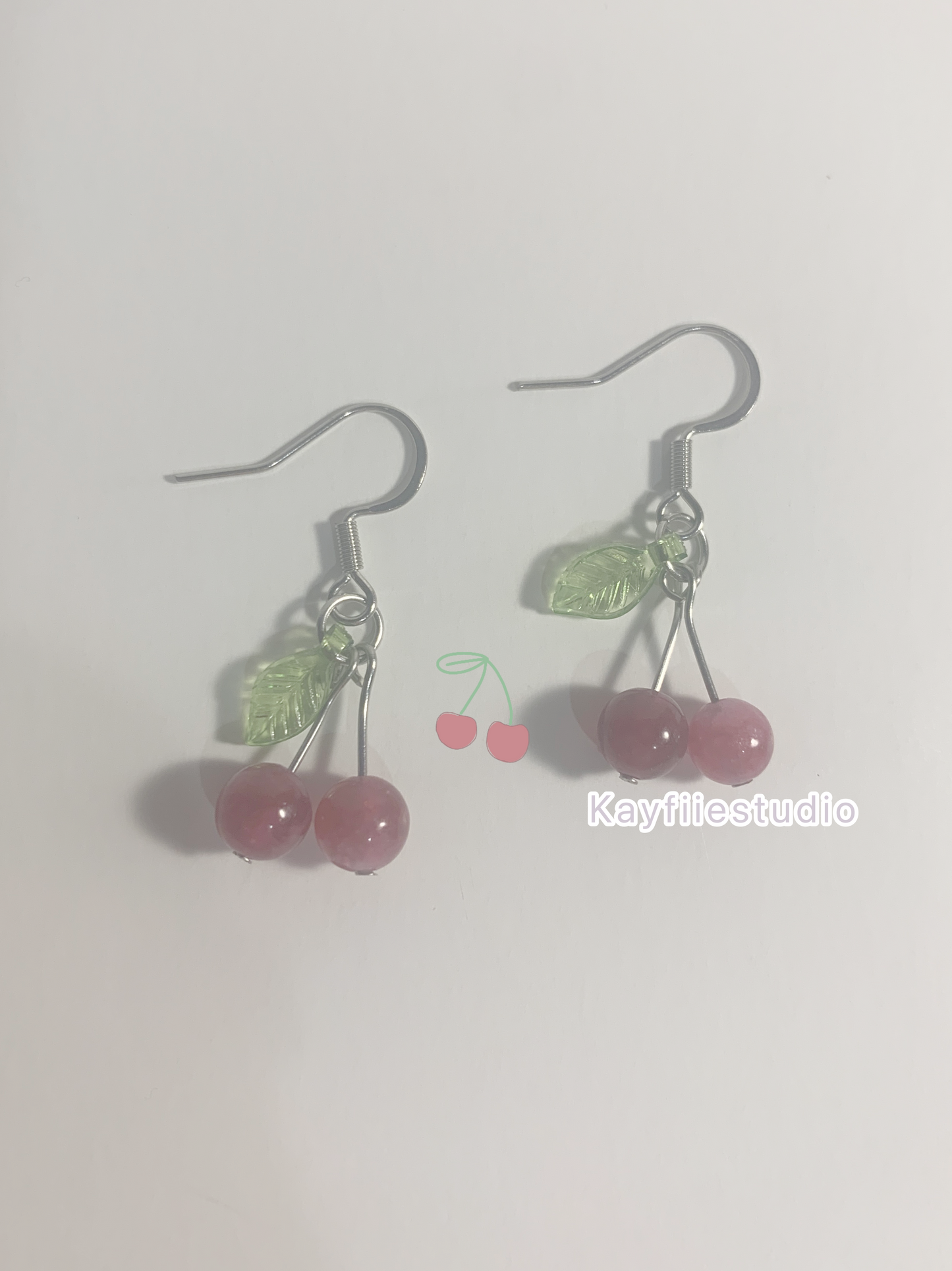 Cherry Earrings 𖦹⁺｡°₊🍒⋆｡