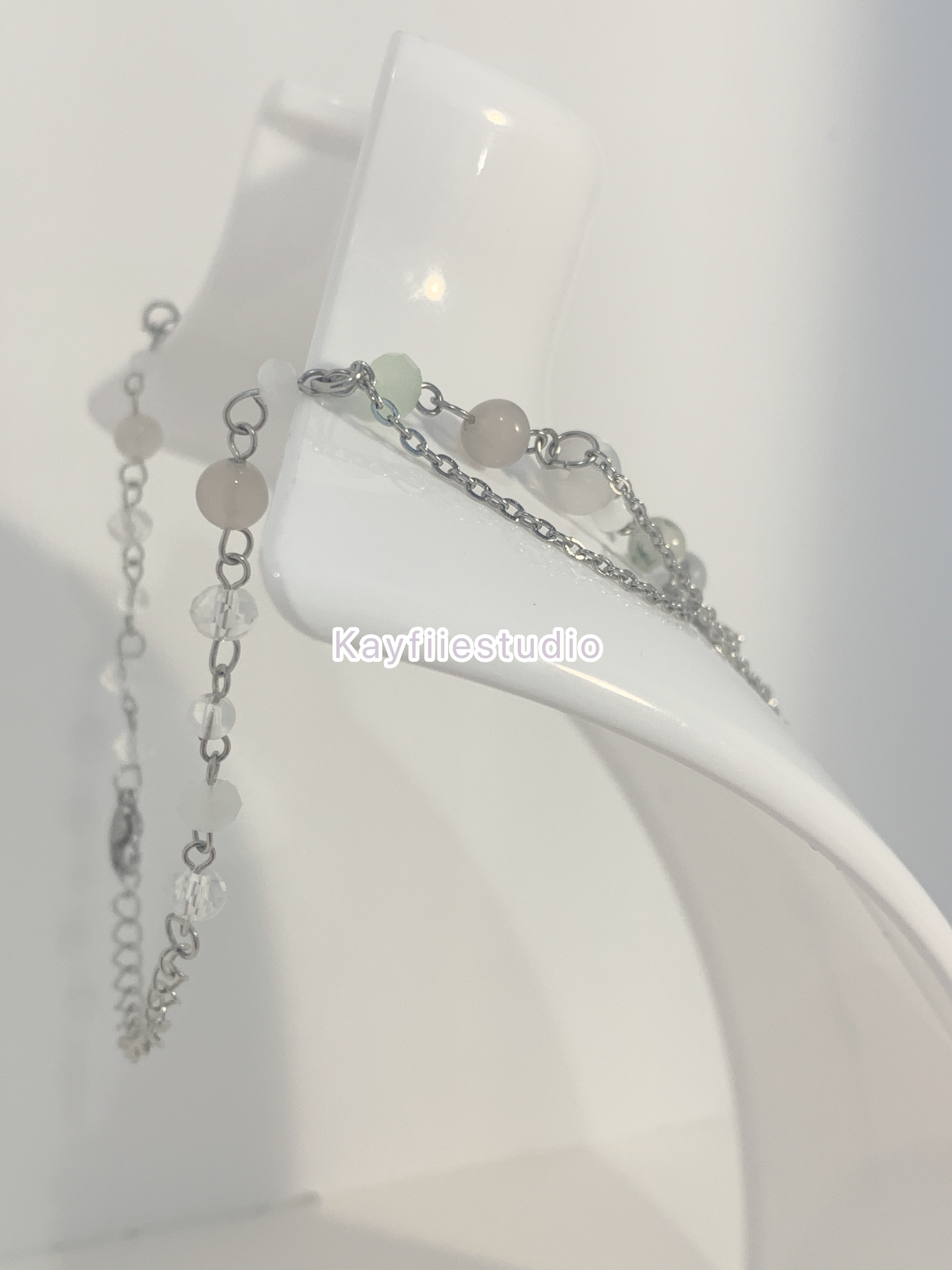 Fairy Tale love Crystal Necklace 𓂃 ࣪˖ ִֶָ𐀔