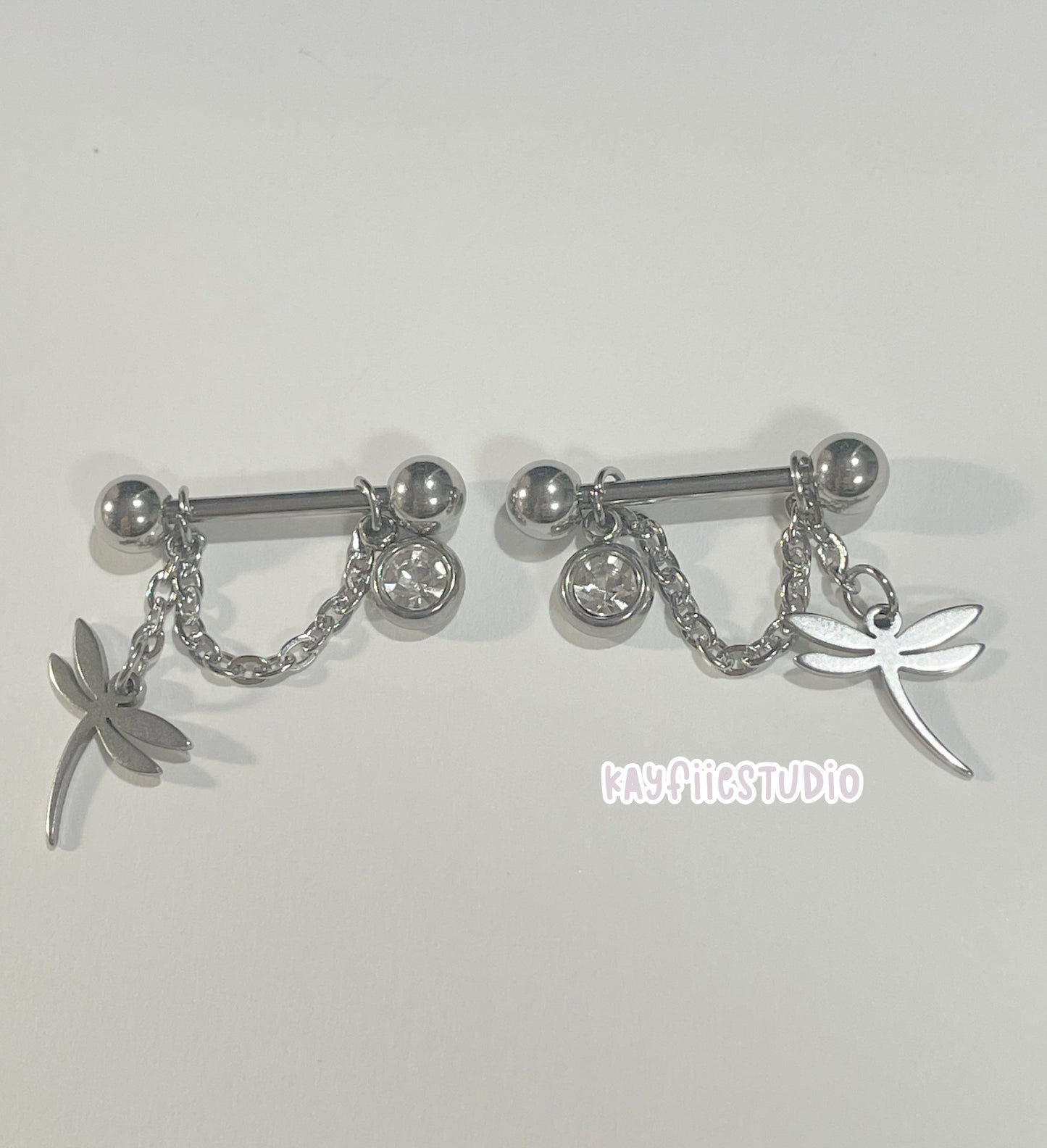 Dragonfly Nipple Piercing Jewelry⊹ ࣪ ˖