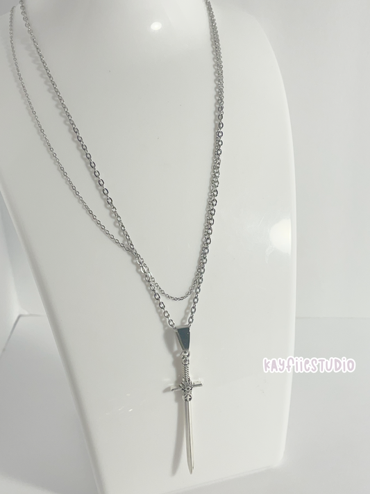 Dagger Layered Necklace