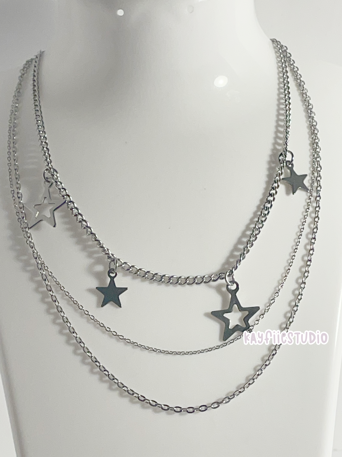 Star World Layered Necklace ⋆｡°✩