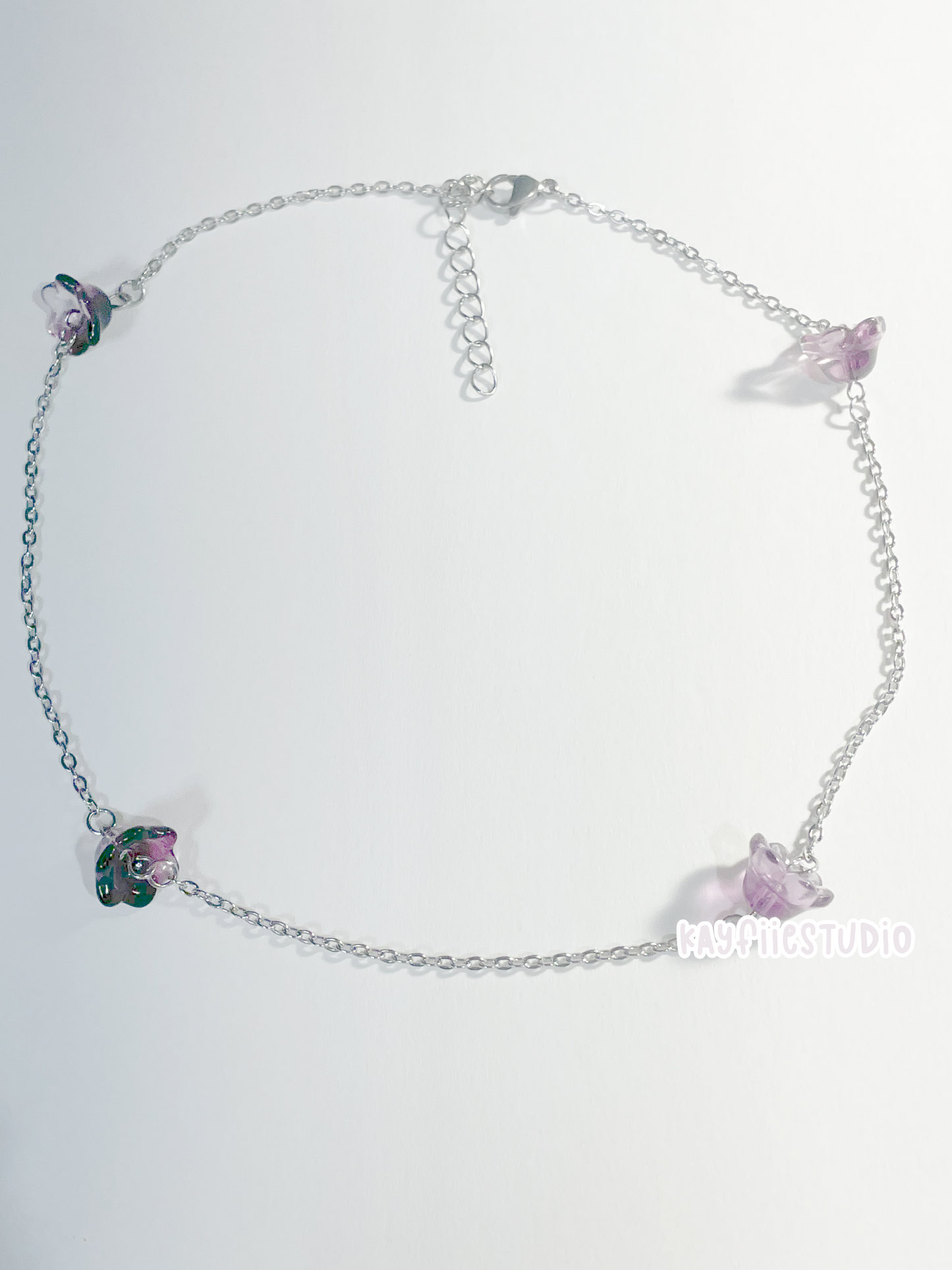 Smokey Tulip Short Necklace