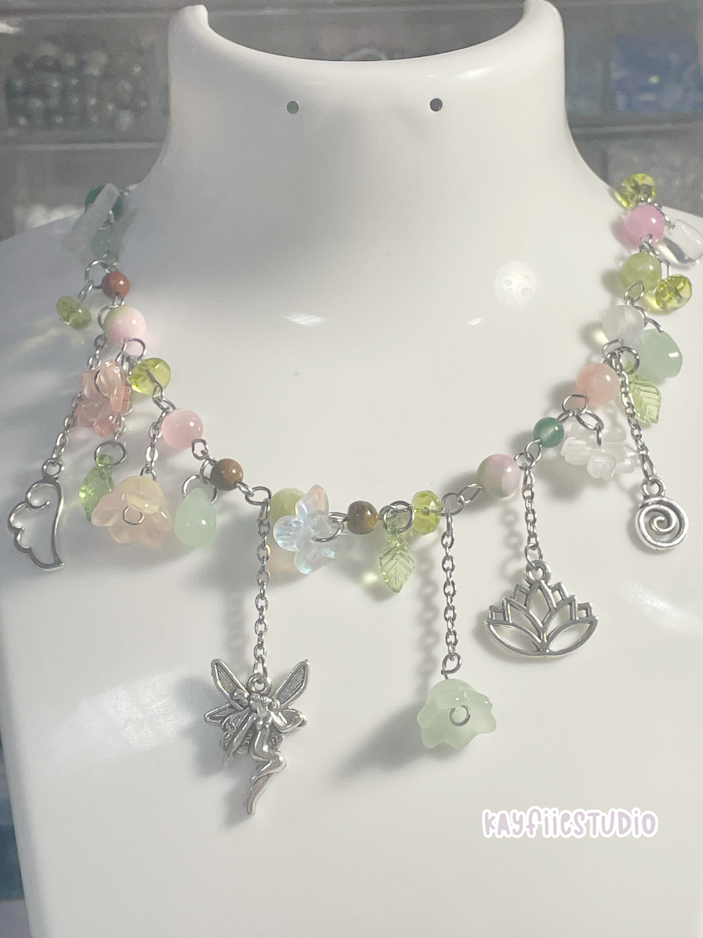 Woodland Whimsy Cluster Necklace⊹₊｡ꕤ°₊ ⊹