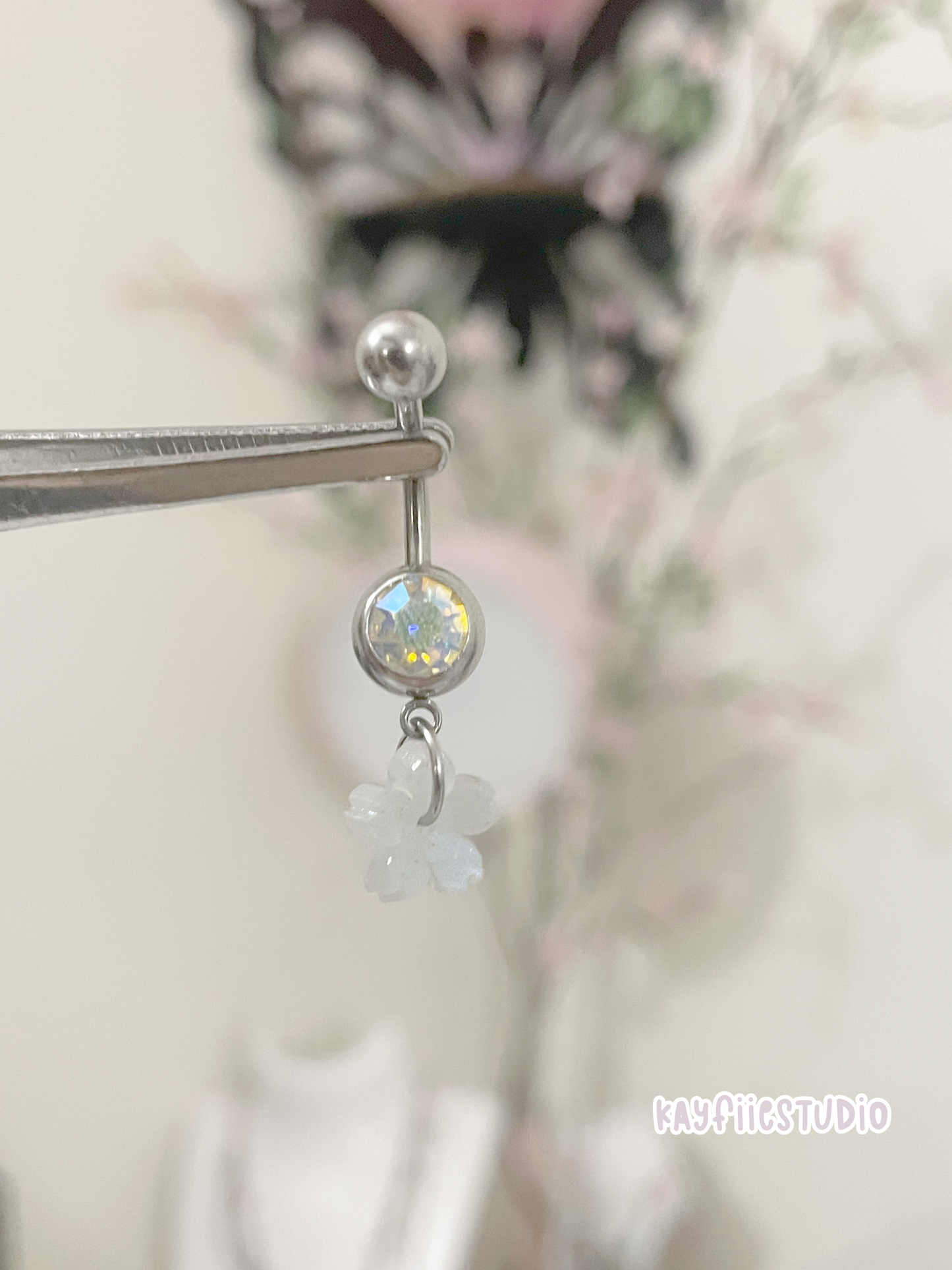 Pearl Sakura🌸⊹⁺|Navel Jewelry