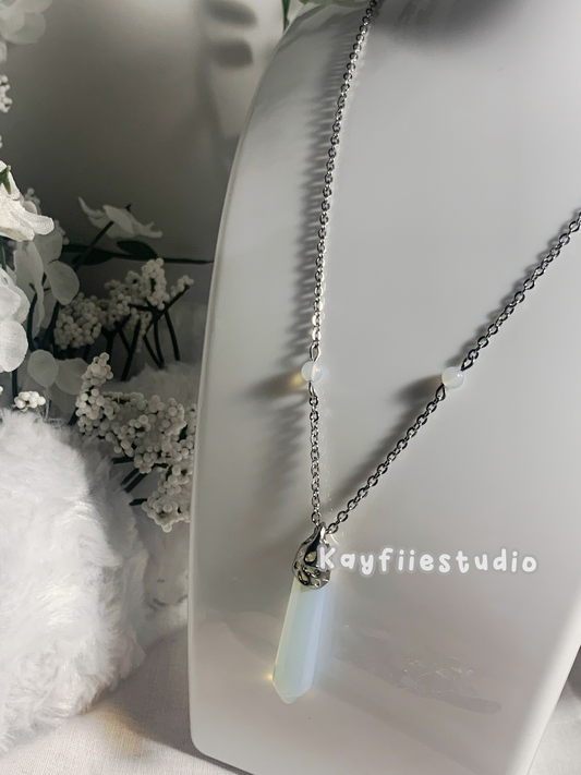 Opal Crystal Necklace