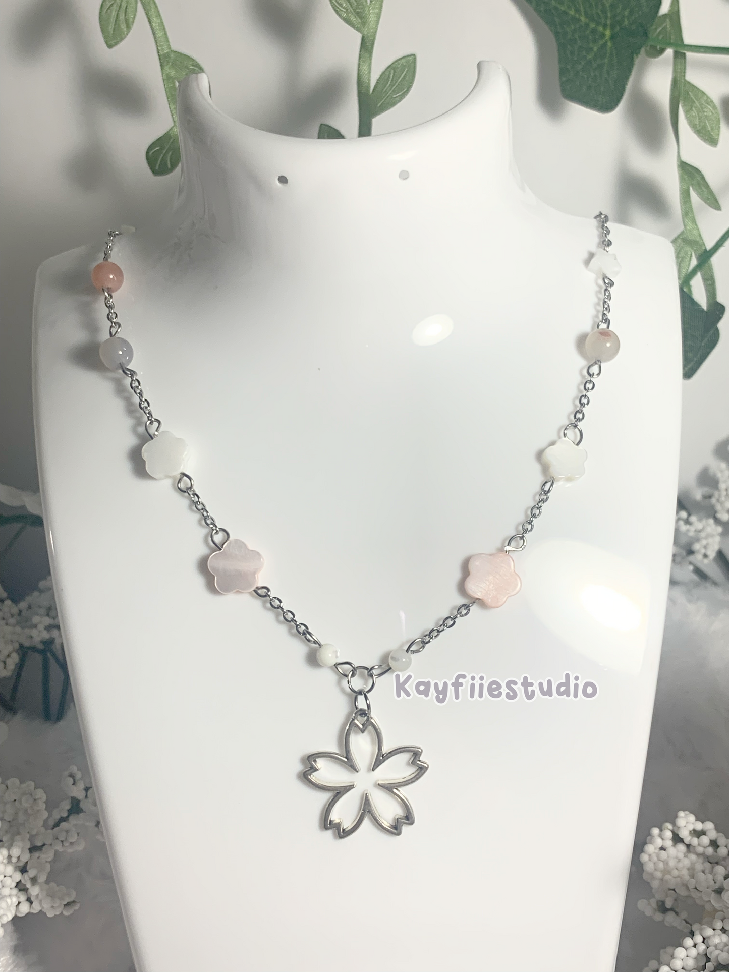 Sakura Necklace 🌸⊹ ࣪ ˖⭑୭